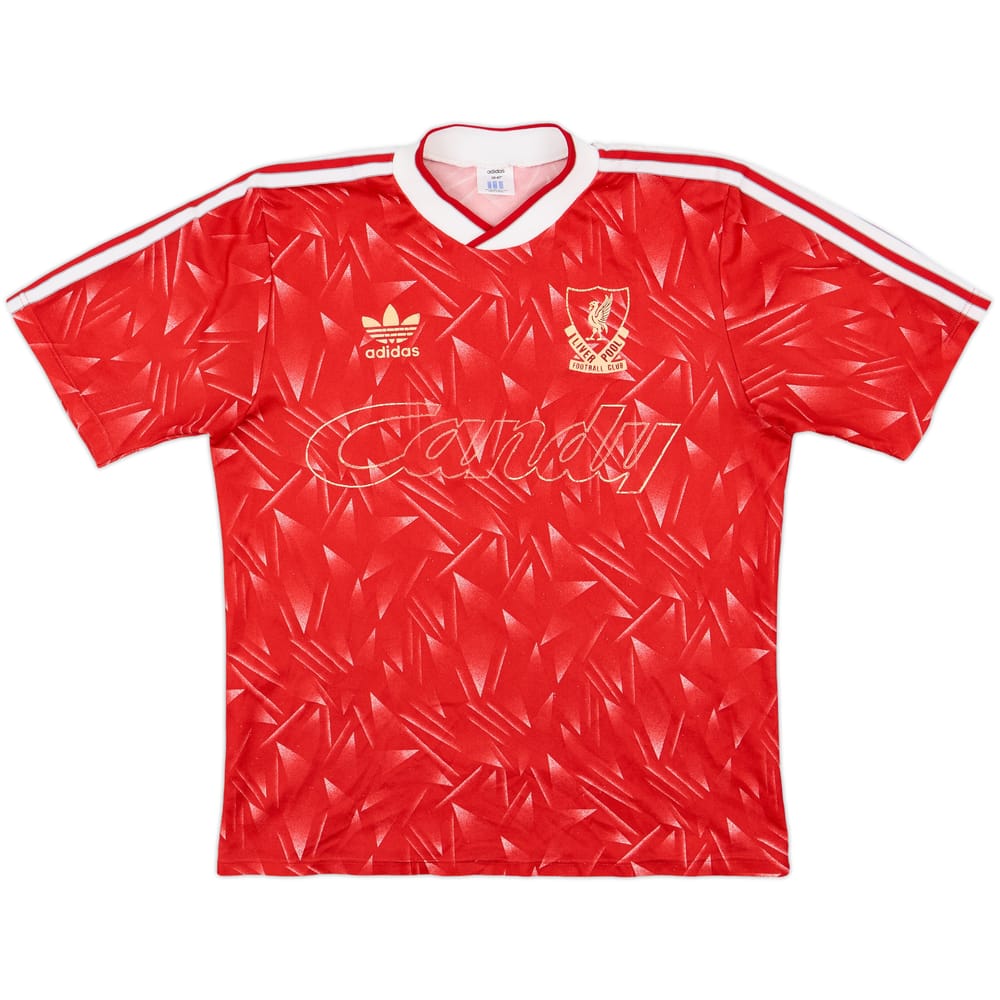 1989-91 Liverpool Home Shirt - 3/10 - (M)