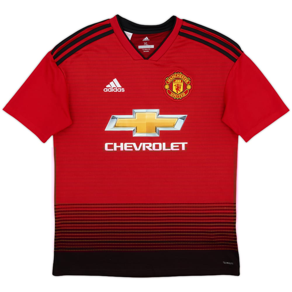 2018-19 Manchester United Home Shirt - 9/10 - (XL.Boys)