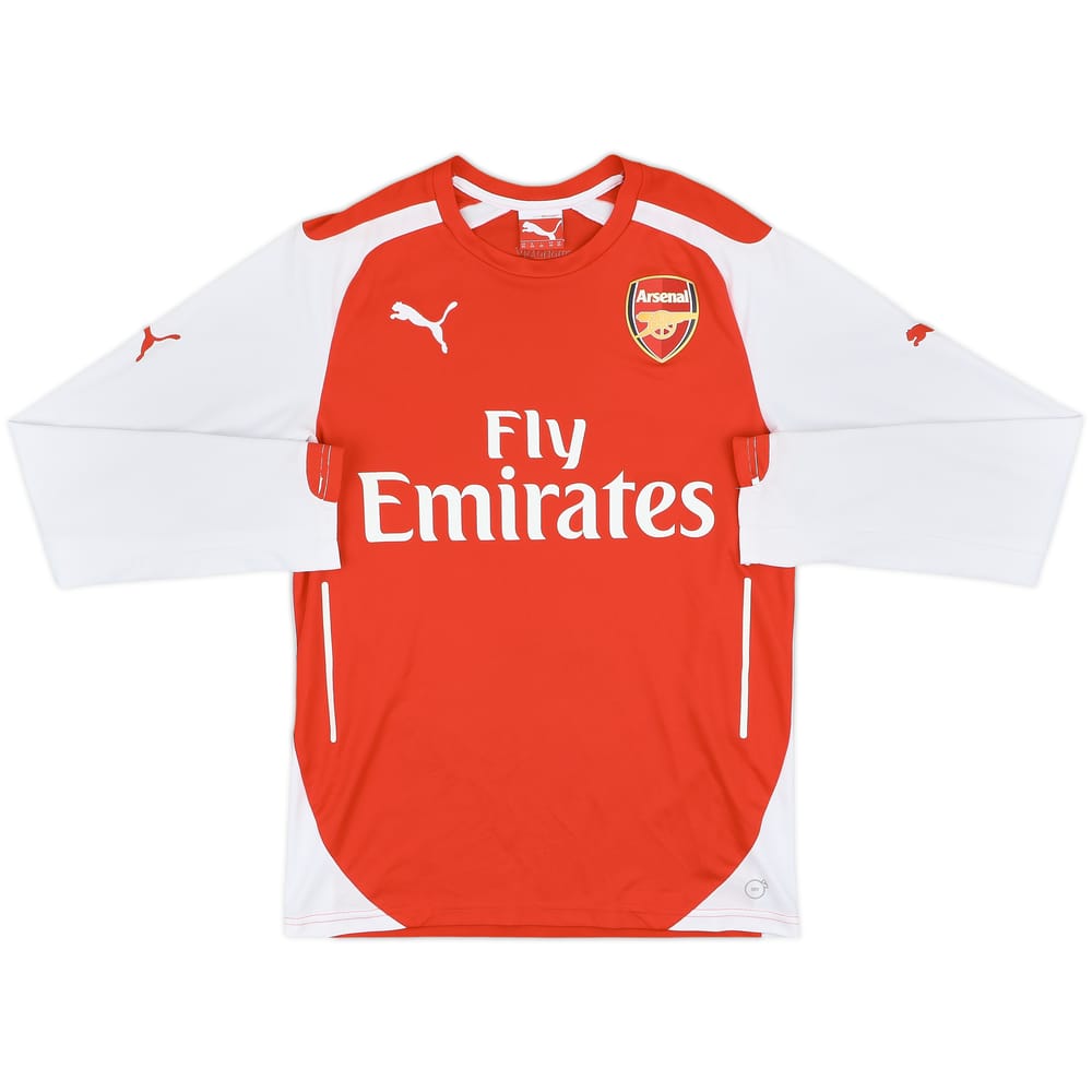 2014-15 Arsenal Home L/S Shirt Ozil #11 - 7/10 - (XS)