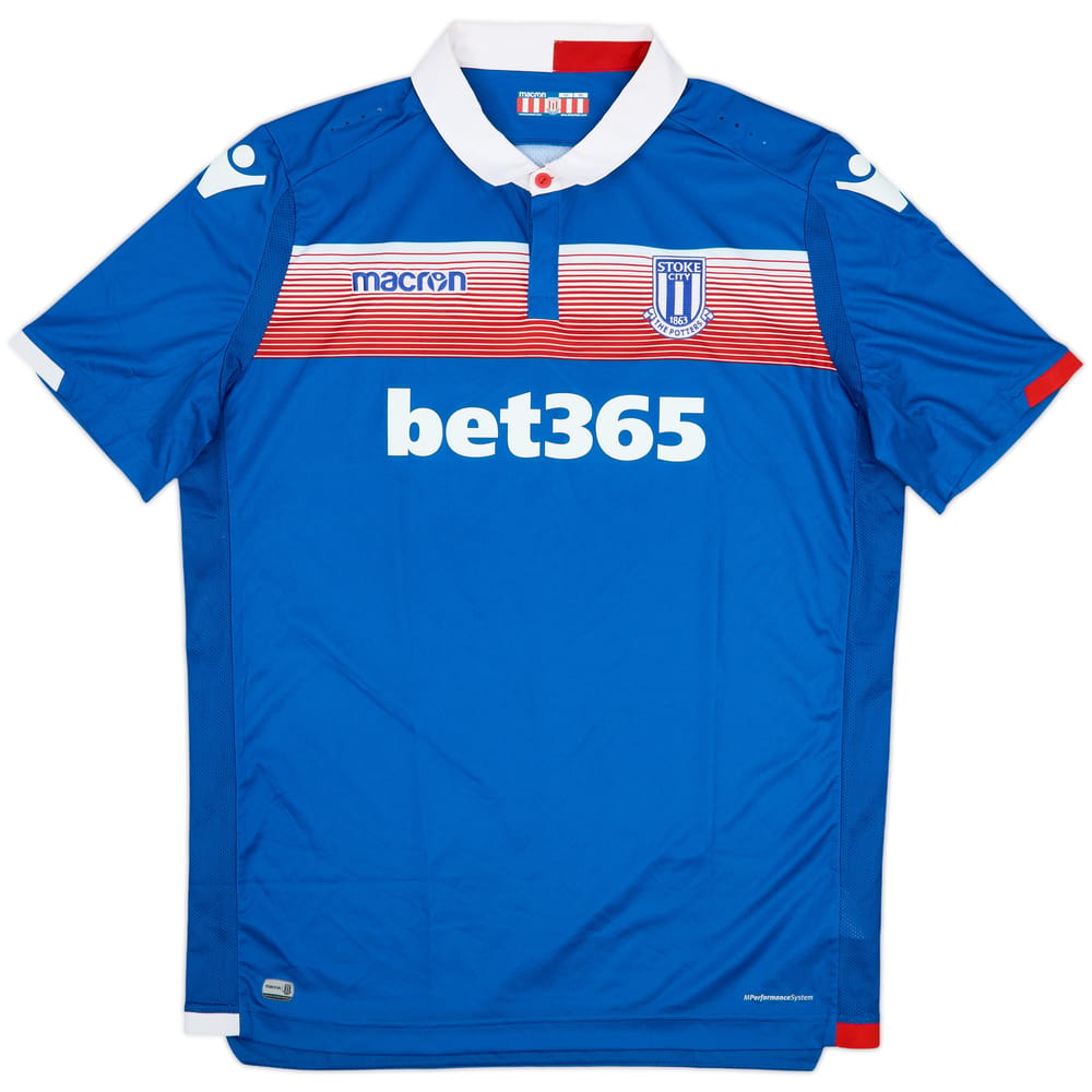 2017-18 Stoke City Away Shirt Crouch #25 - 8/10 - (3XL)