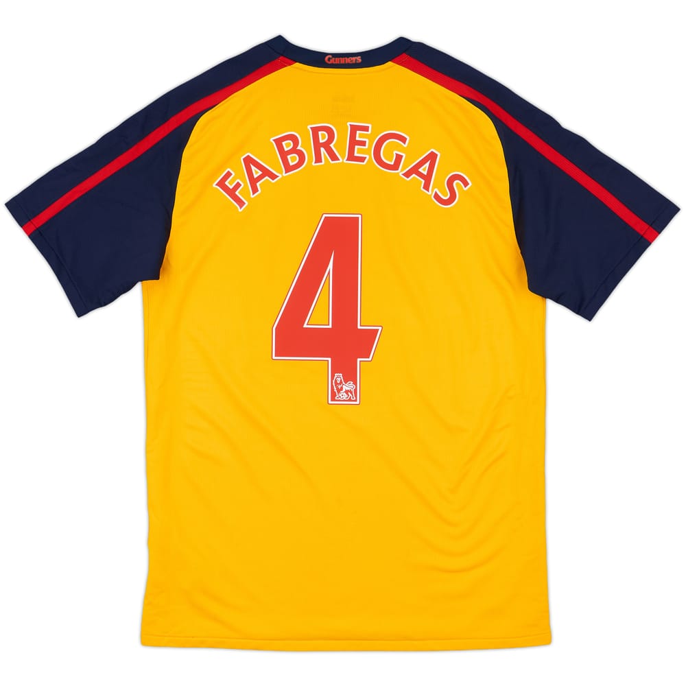 2008-09 Arsenal Away Shirt Fabregas #4 - 6/10 - (S)
