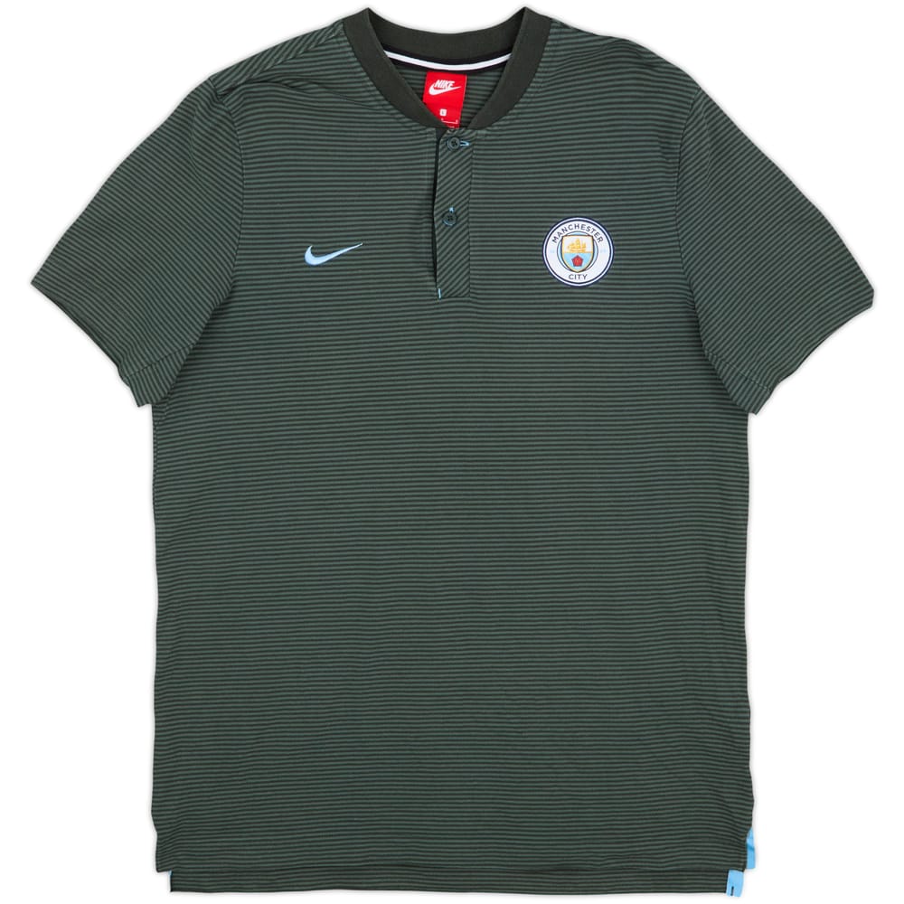2017-18 Manchester City Nike Polo Shirt - 8/10 - (L)