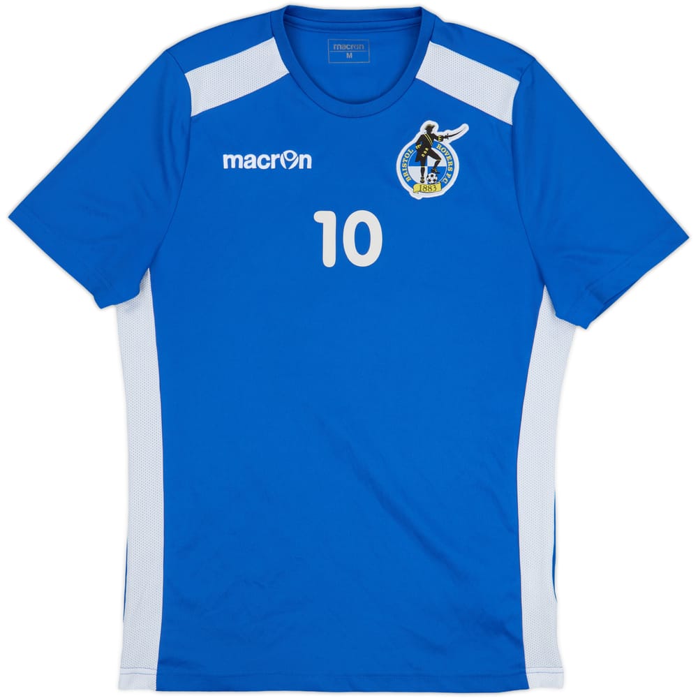 2016-17 Bristol Rovers Macron Player Issue Training Shirt #10 - 8/10 - (M)