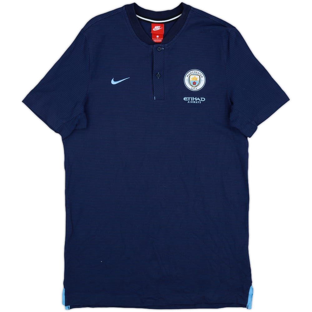 2017-18 Manchester City Nike Polo Shirt - 9/10 - (L)