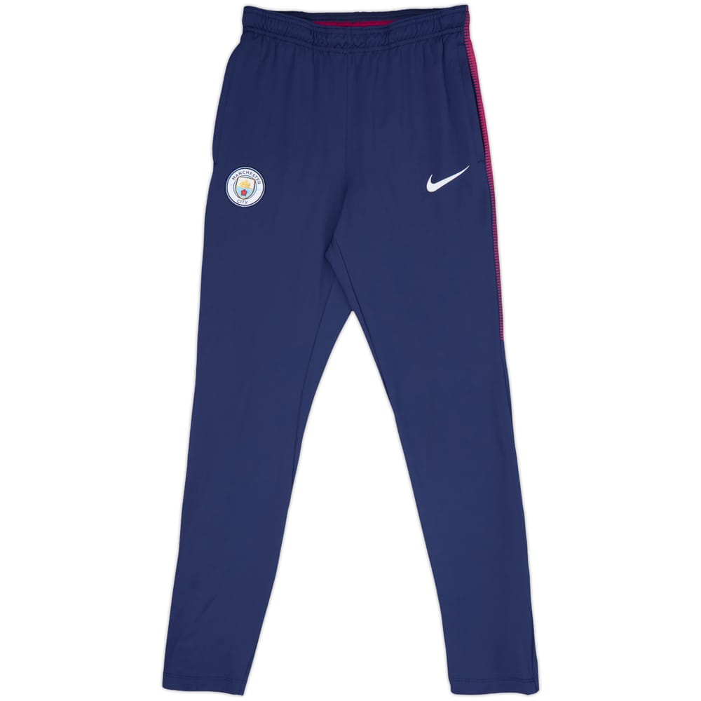 2017-18 Manchester City Nike Track Pants/Bottoms - 6/10 - (S)