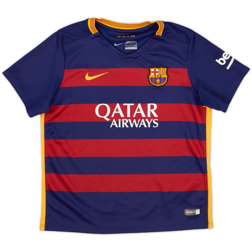 2015-16 Barcelona Home Shirt - 9/10 - (6-7 Years)
