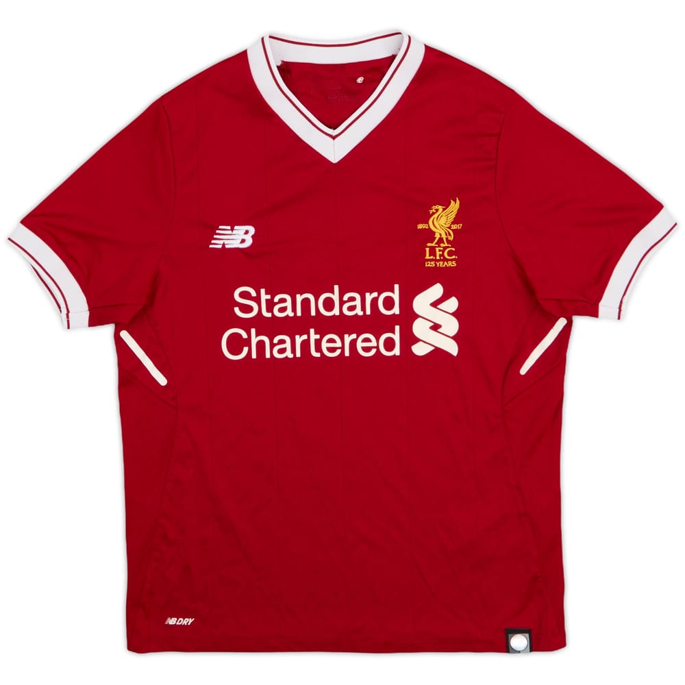 2017-18 Liverpool 125 Years Home Shirt - 8/10 - (S.Boys)