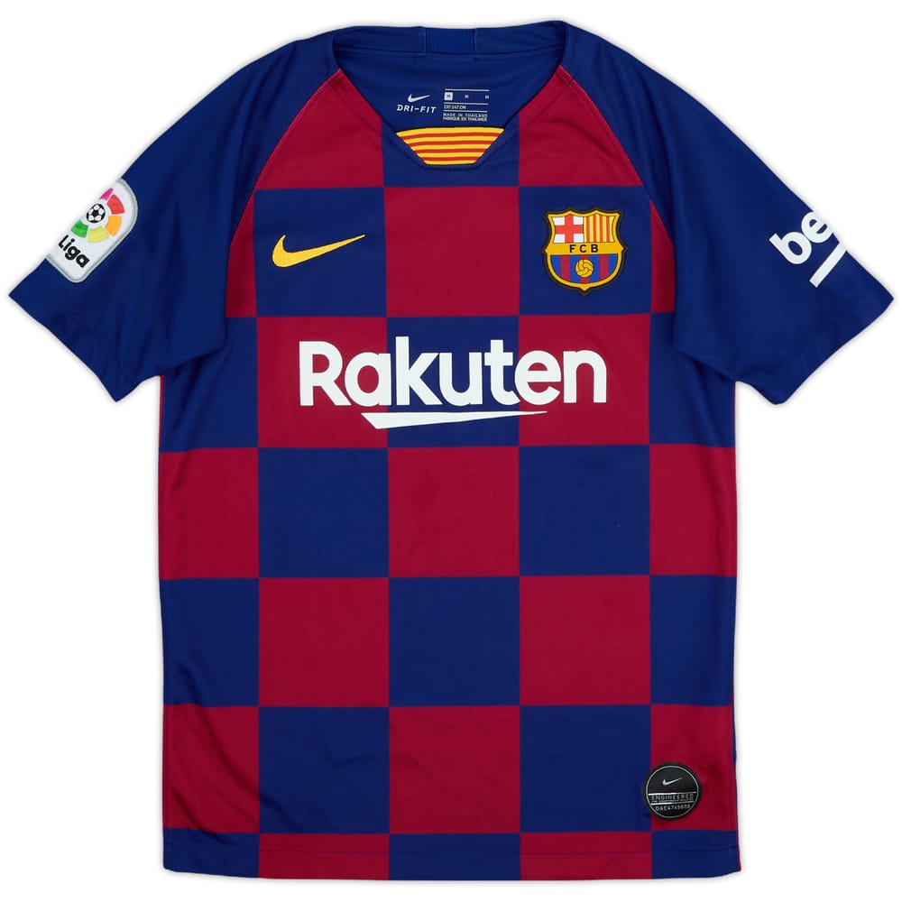 2019-20 Barcelona Home Shirt - 10/10 - (M.Boys)