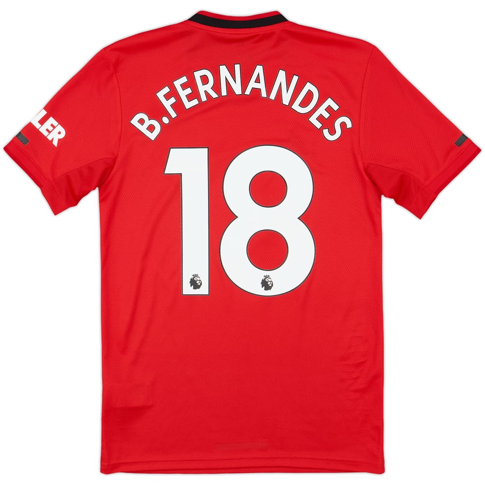 2019-20 Manchester United Home Shirt B.Fernandes #18 - 10/10 - (XS)