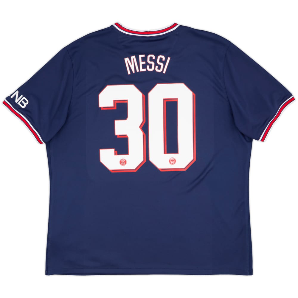 2021-22 Paris Saint-Germain Home Shirt Messi #30 - 9/10 - (XXL)