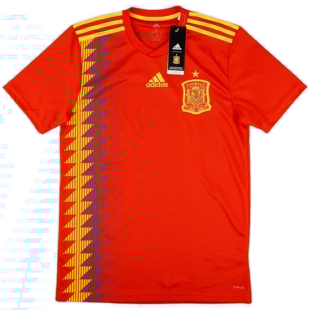 2018-19 Spain Home Shirt (S)