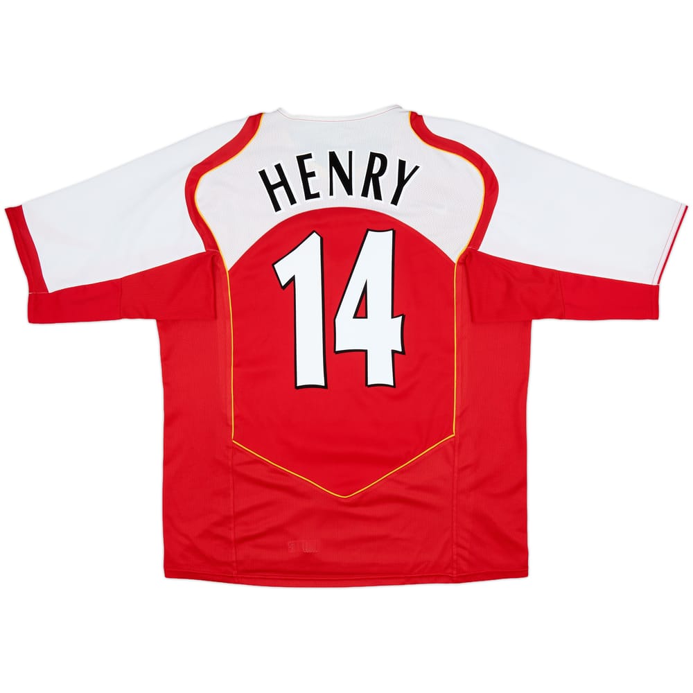 2004-05 Arsenal Home Shirt Henry #14 - 8/10 - (XL)