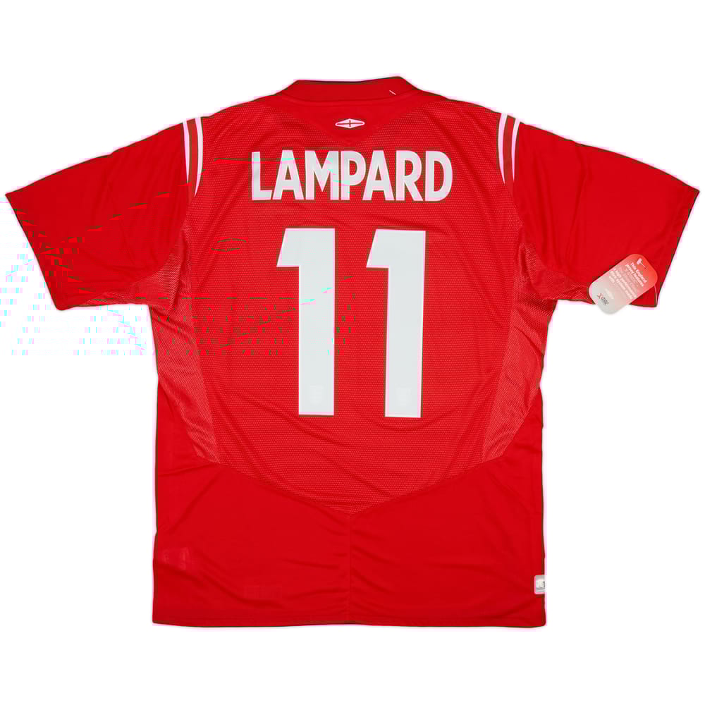2004-06 England Away Shirt Lampard #11 (L)