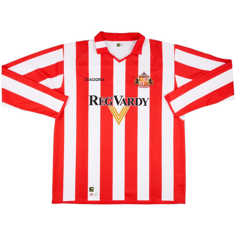 2004-05 Sunderland Home L/S Shirt - 9/10 - (XXL)