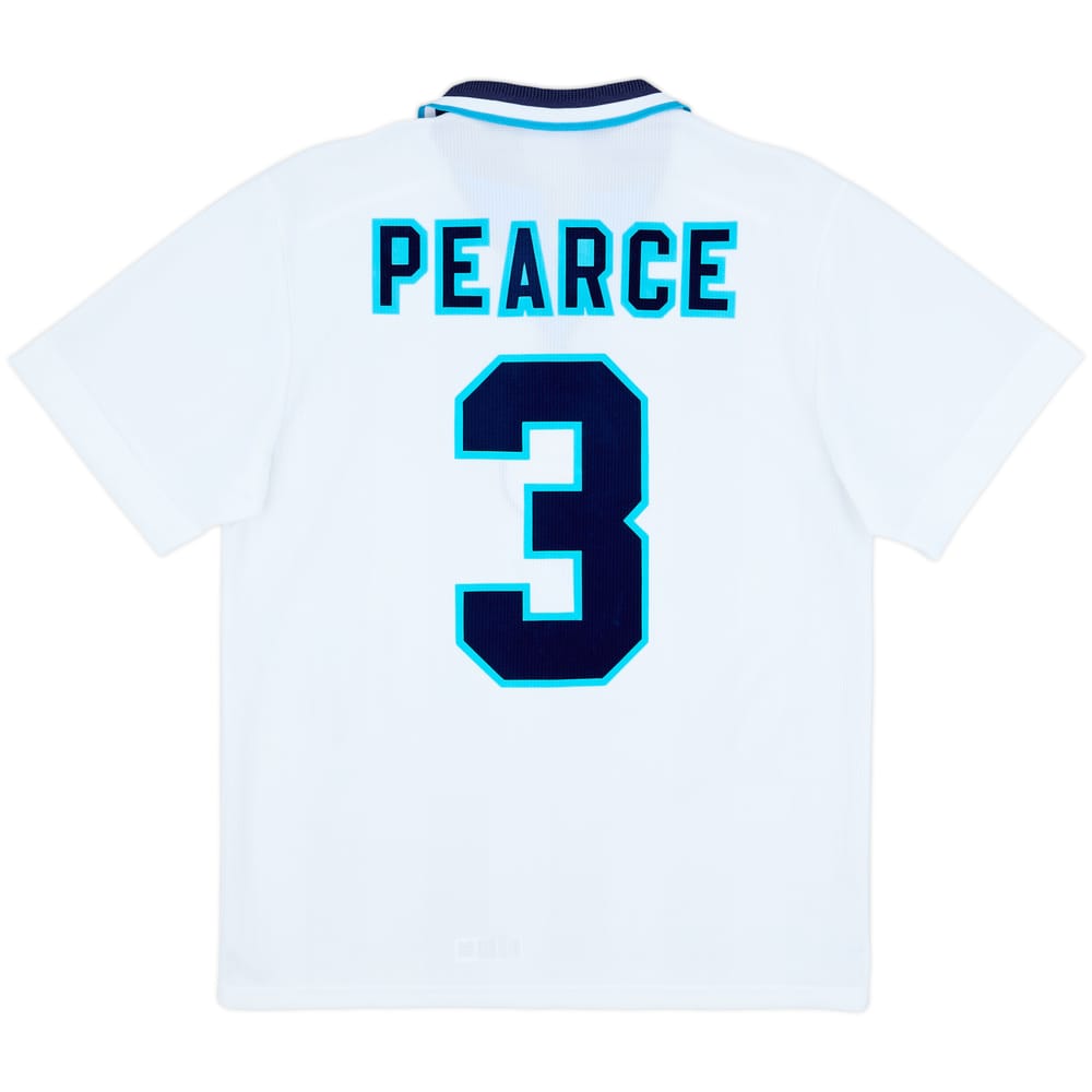 1995-97 England Home Shirt Pearce #3 - 8/10 - (M)
