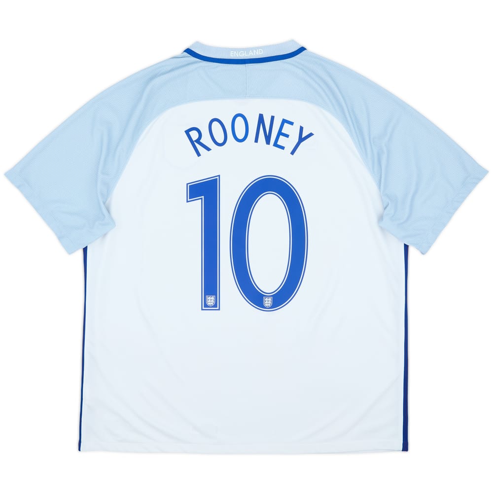 2016-17 England Home Shirt Rooney #10 - 7/10 - (XXL)