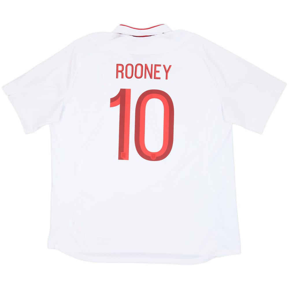 2012-13 England Home Shirt Rooney #10 - 9/10 - (3XL)