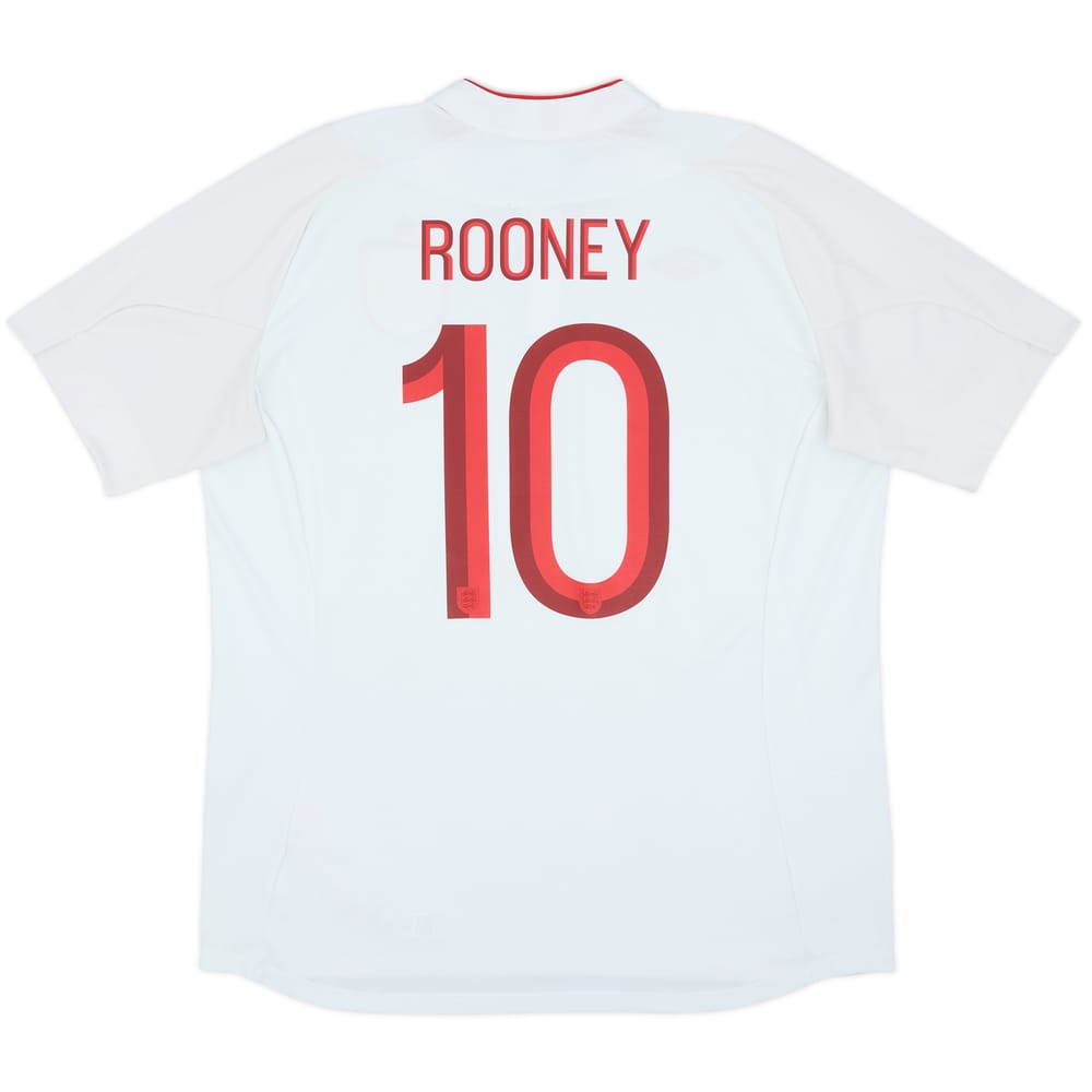 2012-13 England Home Shirt Rooney #10 - 6/10 - (XL)