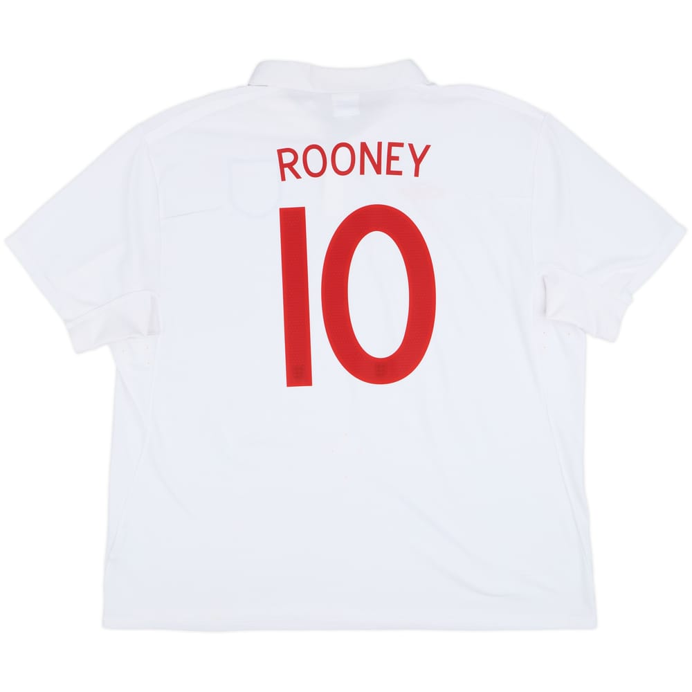 2009-10 England Home Shirt Rooney #10 - 10/10 - (4XL)