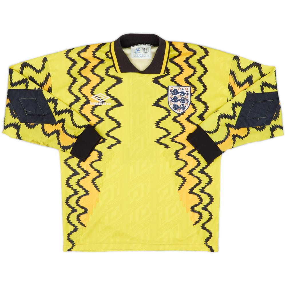 1990-92 England GK Shirt #1 - 8/10 - (XL.Boys)