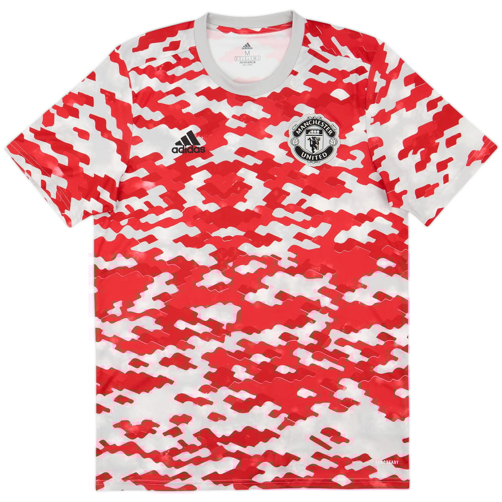 2021-22 Manchester United adidas Training Shirt - 8/10 - (M)