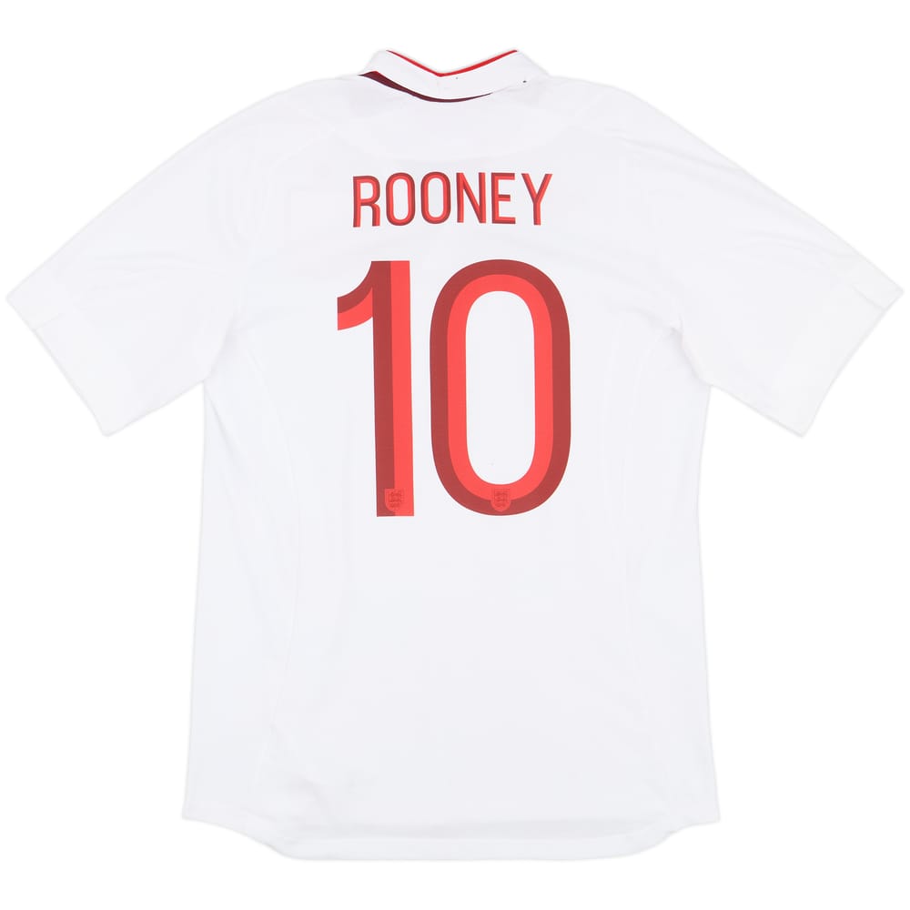 2012-13 England Home Shirt Rooney #10 - 7/10 - (M)