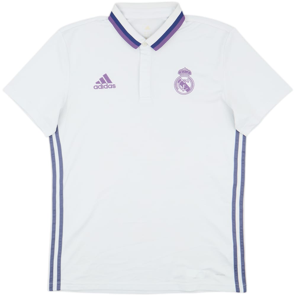 2016-17 Real Madrid adidas Polo Shirt - 10/10 - (L)