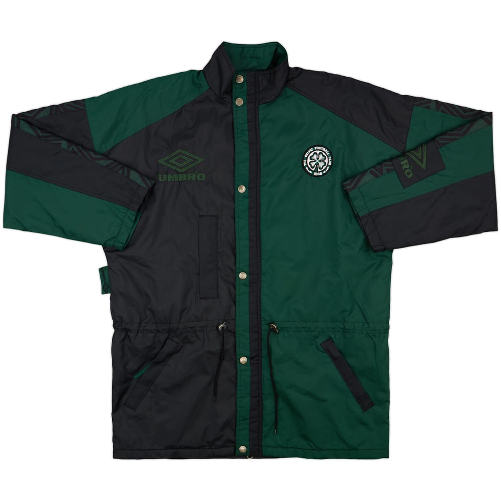 1995-96 Celtic Umbro Padded Bench Coat - 9/10 - (L)