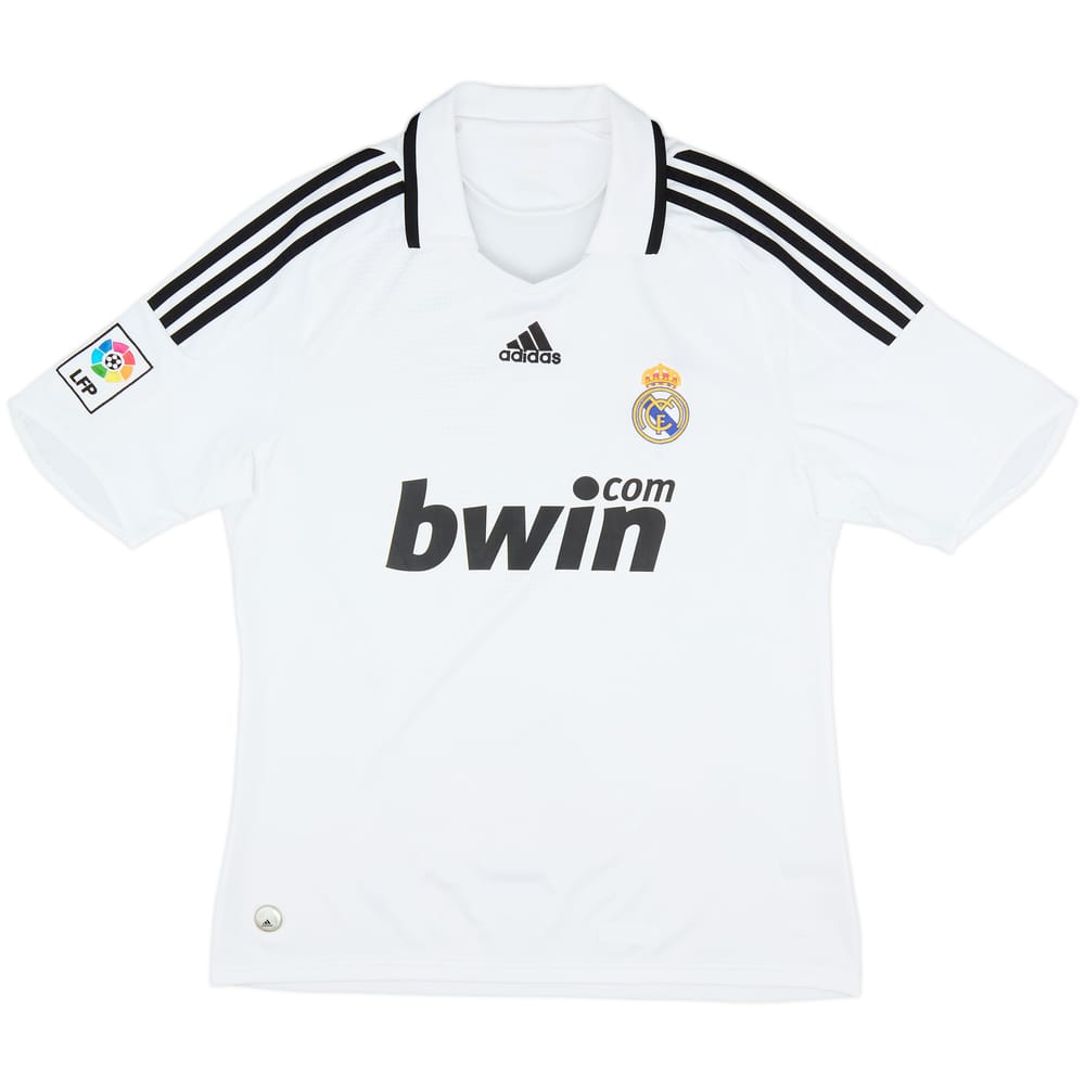 2008-09 Real Madrid Home Shirt - 8/10 - (L)