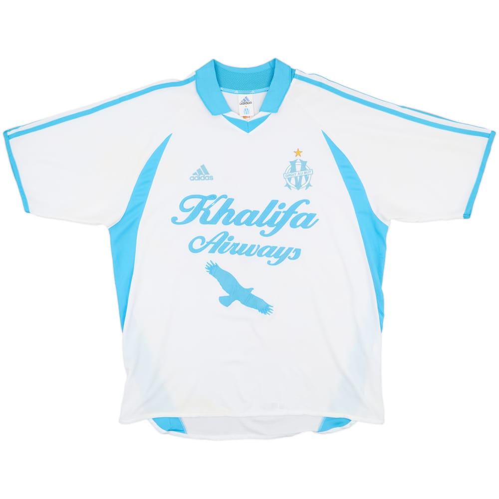 2001-02 Olympique Marseille Home Shirt - 7/10 - (XL)