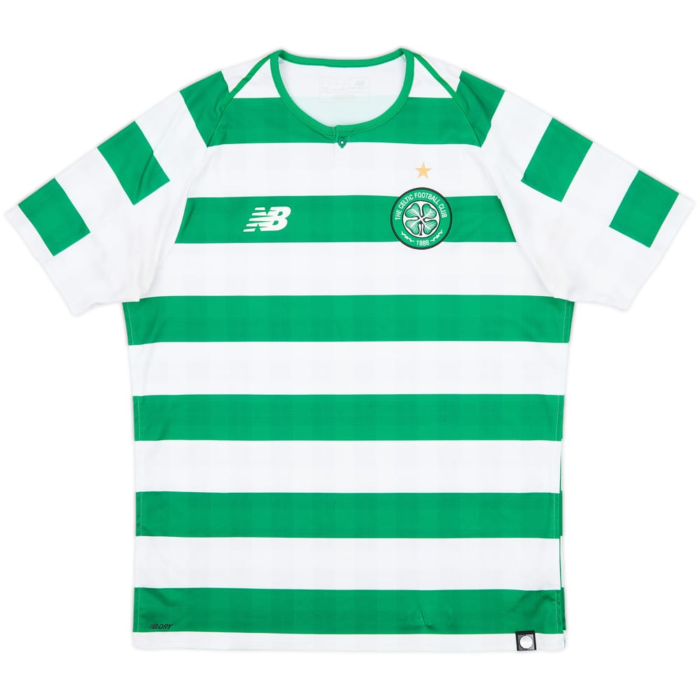 2018-19 Celtic Home Shirt - 8/10 - (M)