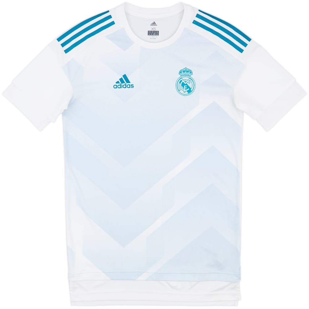 2017-18 Real Madrid adidas Training Shirt - 10/10 - (XS)