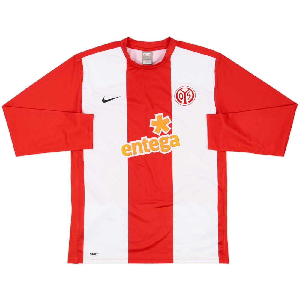 2009-10 FSV Mainz Home L/S Shirt - 10/10 - (M)