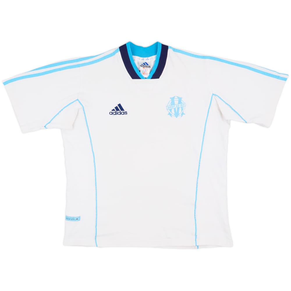 1999-00 Marseille adidas Cotton Shirt - 7/10 - (S)