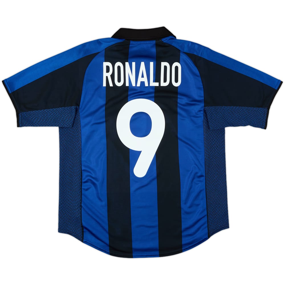2001-02 Inter Milan Home Shirt Ronaldo #9 - 5/10 - (S)