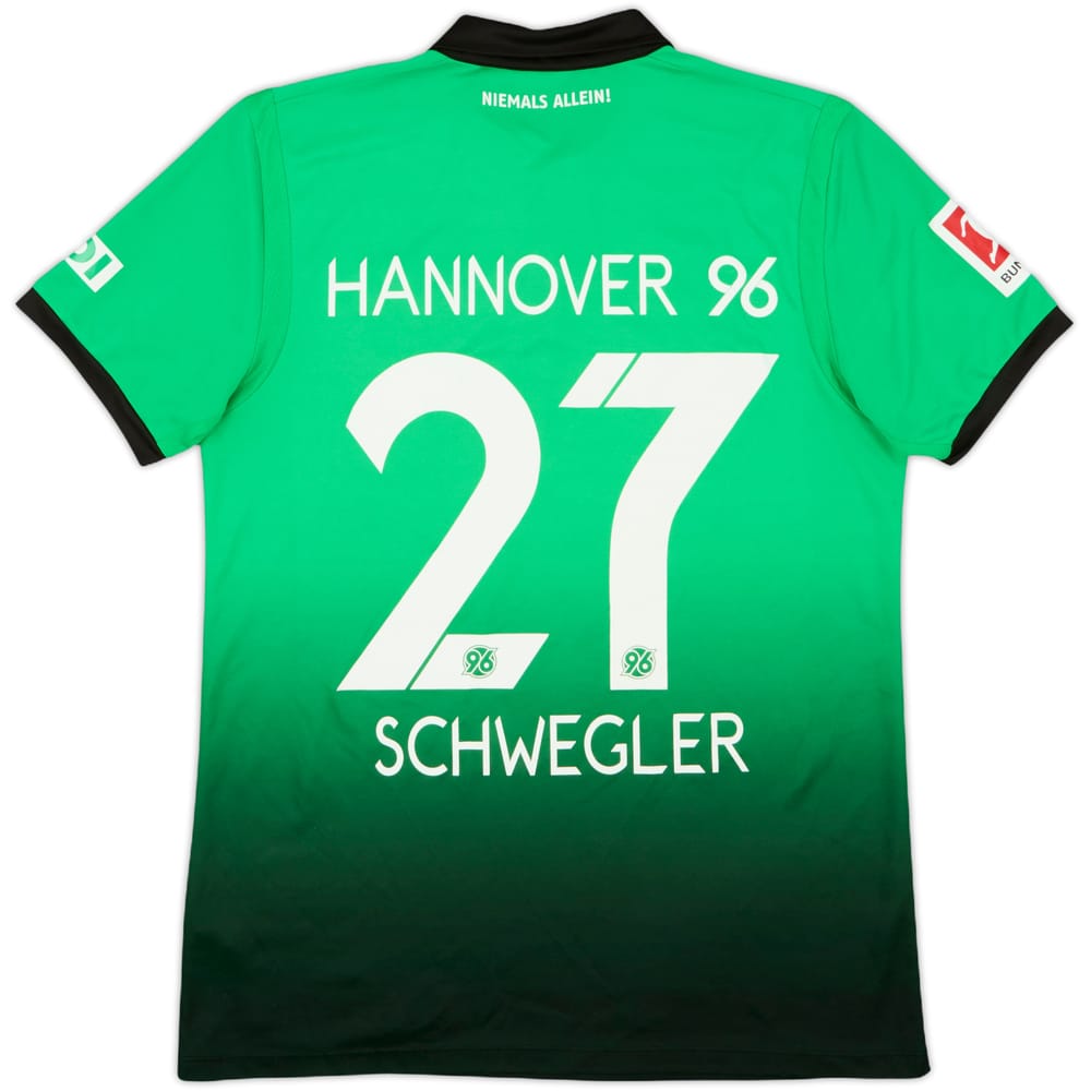 2017-18 Hannover 96 Away Shirt Schwegler #27 - 7/10 - (M)