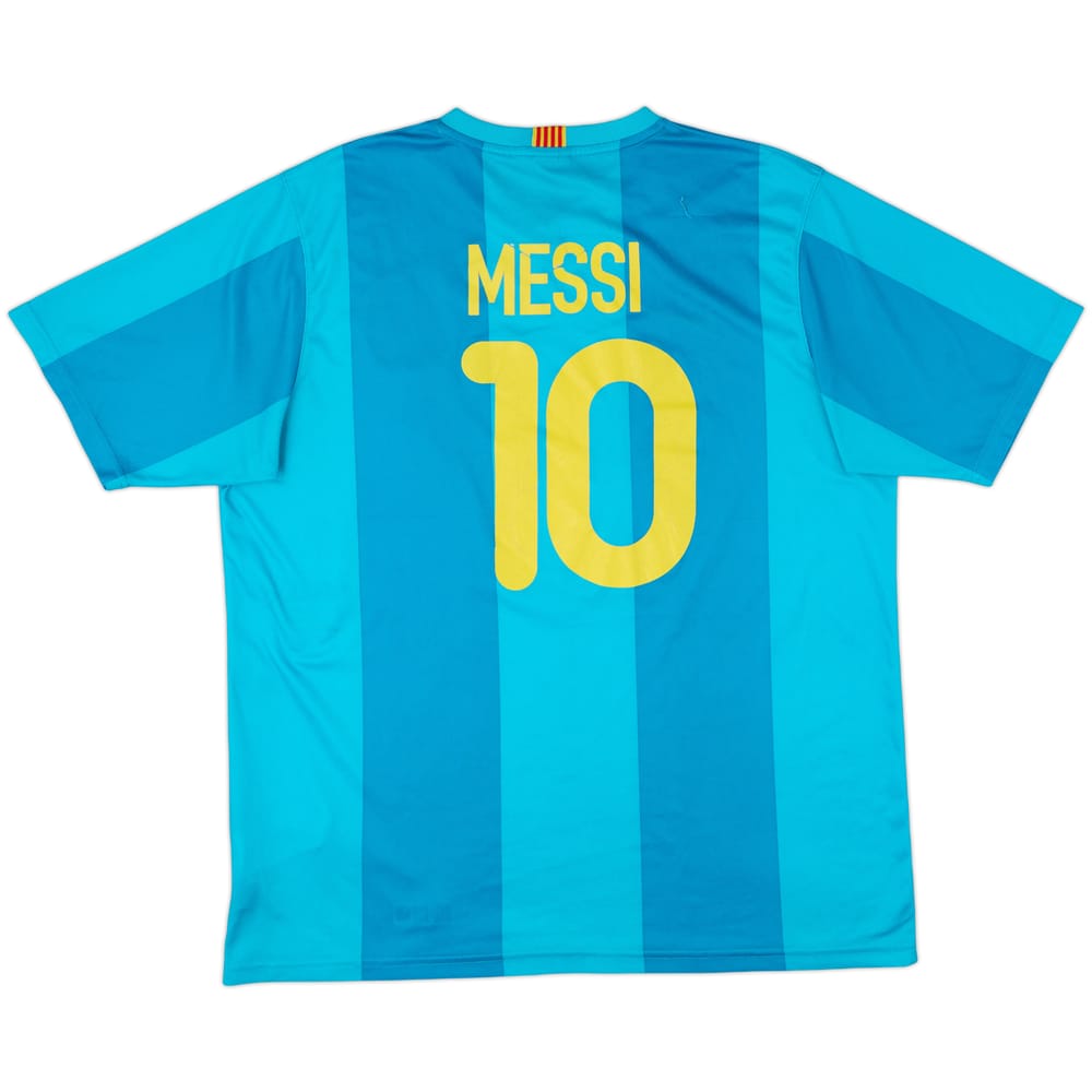 2007-09 Barcelona Basic Away Shirt Messi #10 - 5/10 - (XL)