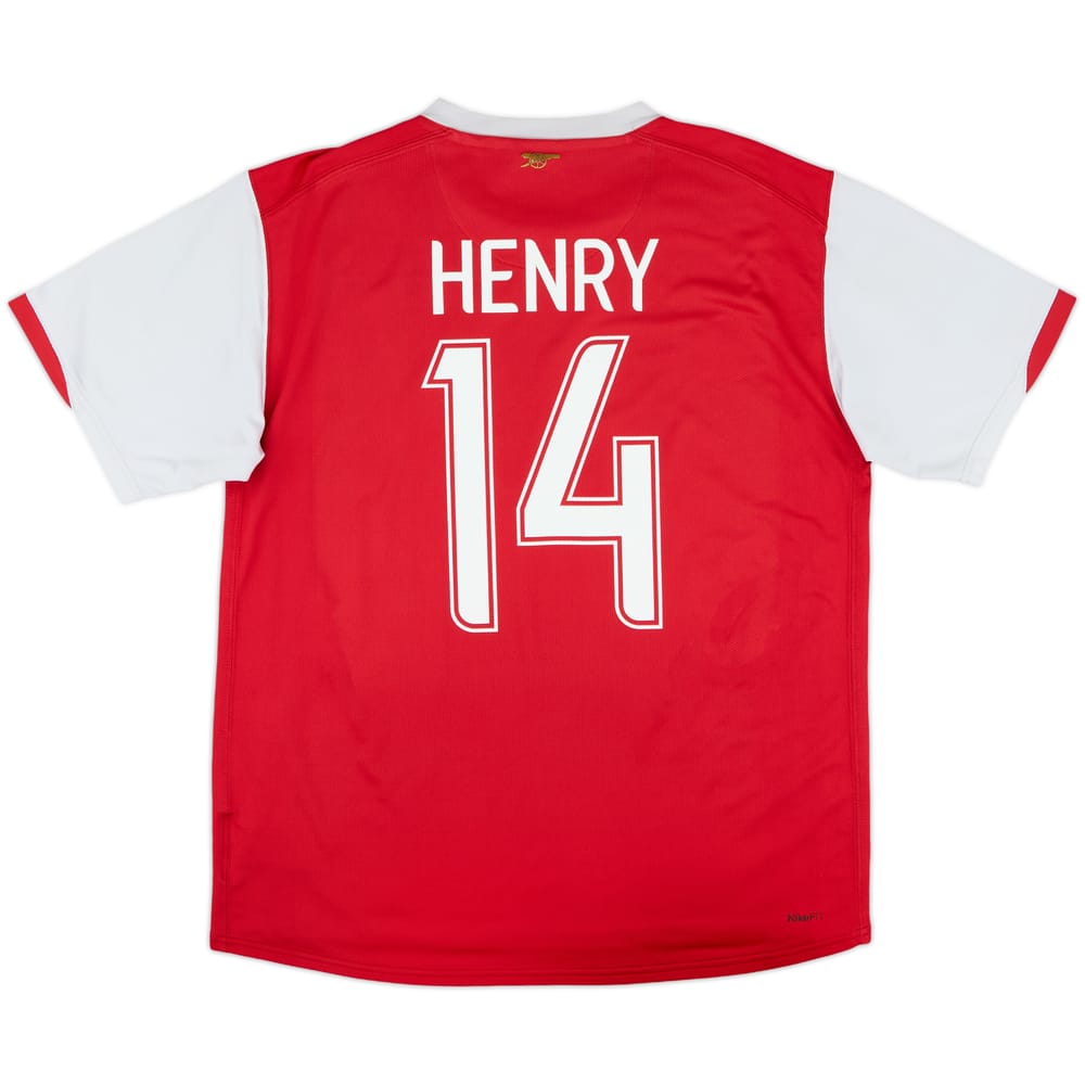 2006-08 Arsenal Home Shirt Henry #14 - 6/10 - (L)