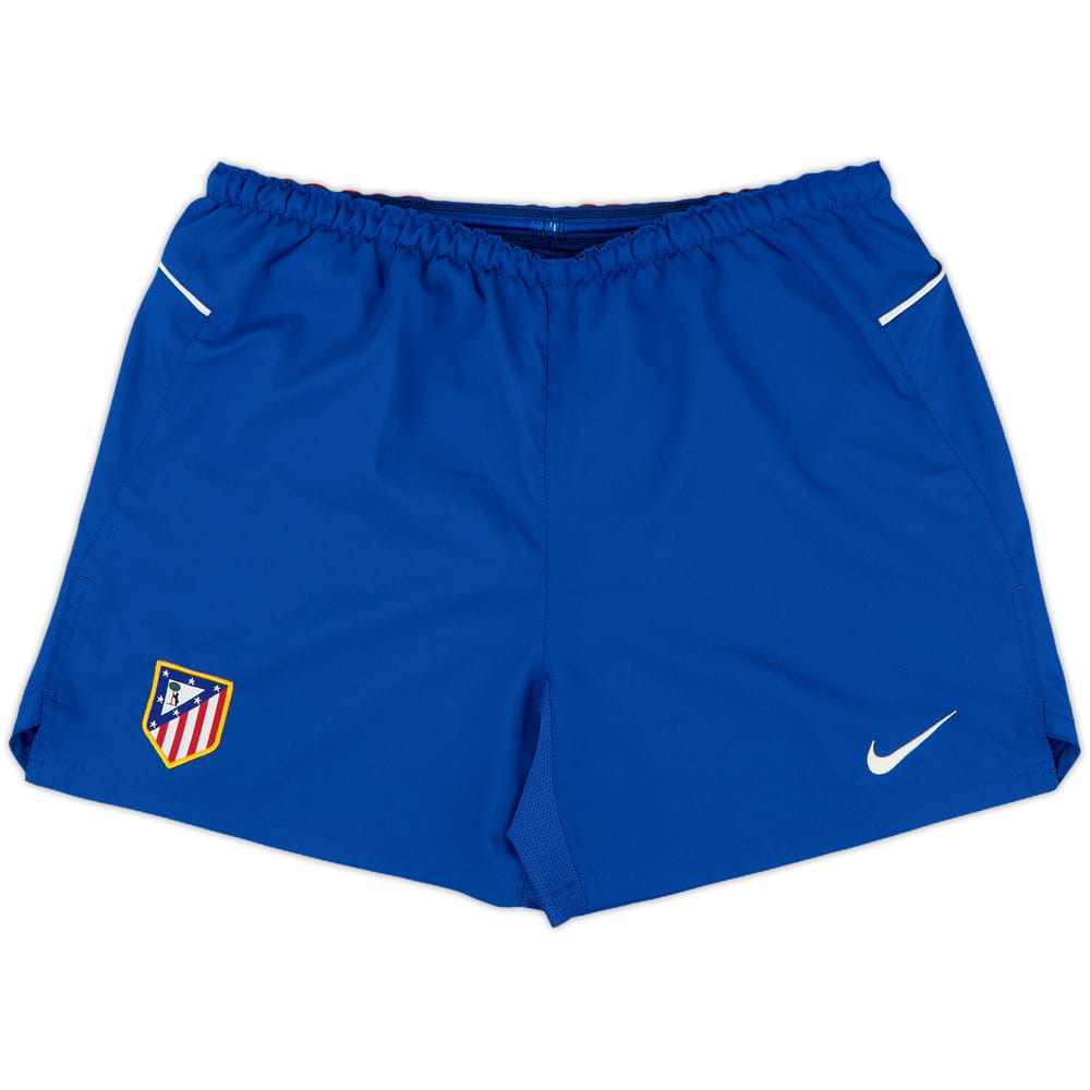 2004-05 Atletico Madrid Home Shorts - 9/10 - (XL.Boys)