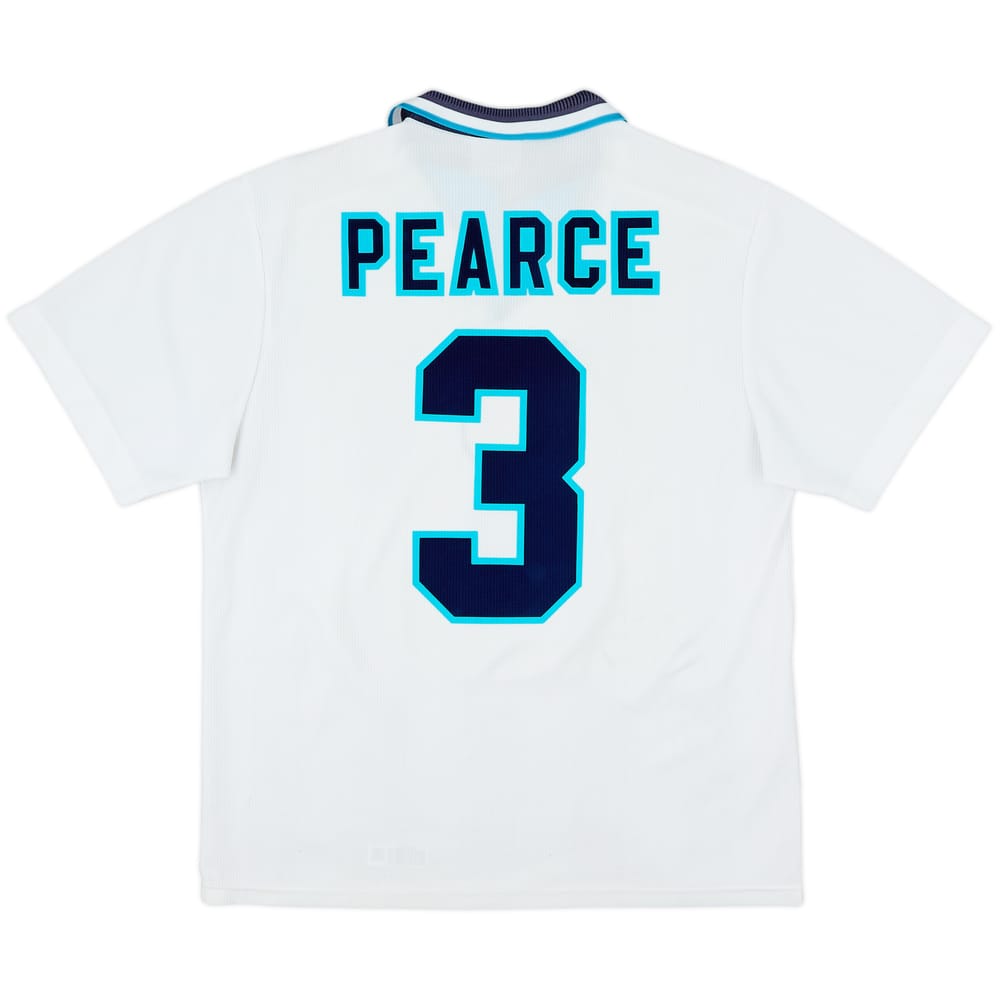 1995-97 England Home Shirt Pearce #3 - 8/10 - (L)