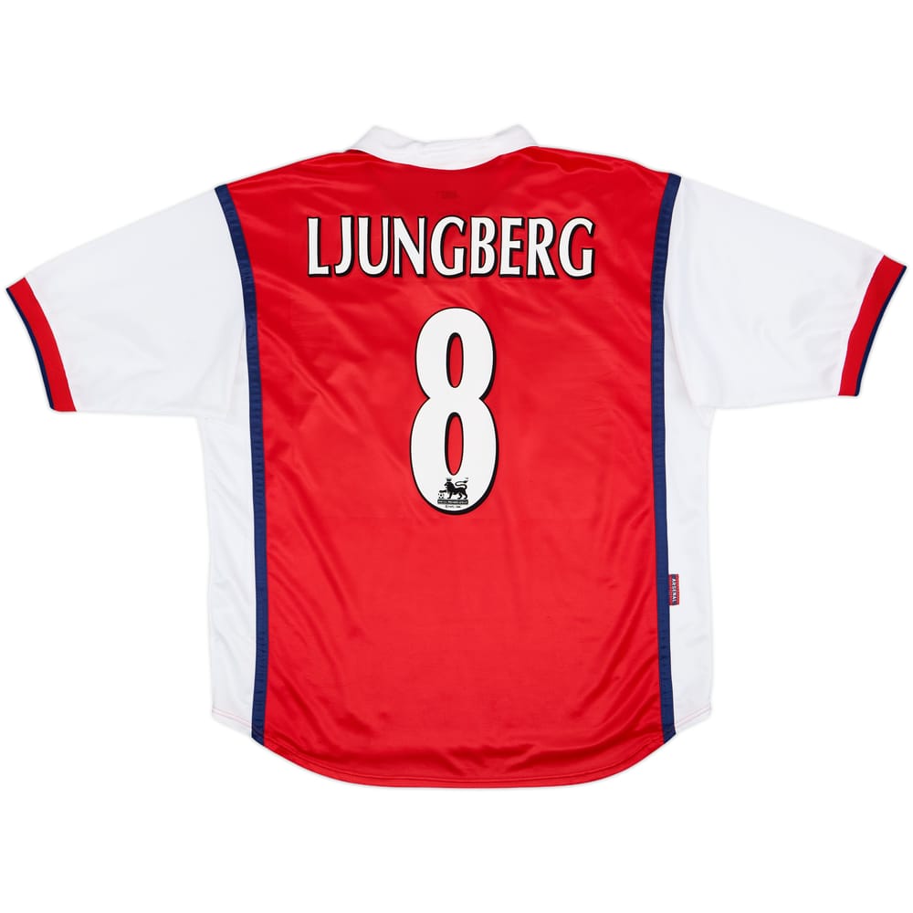 1998-99 Arsenal Home Shirt Ljungberg #8 - 10/10 - (XL)