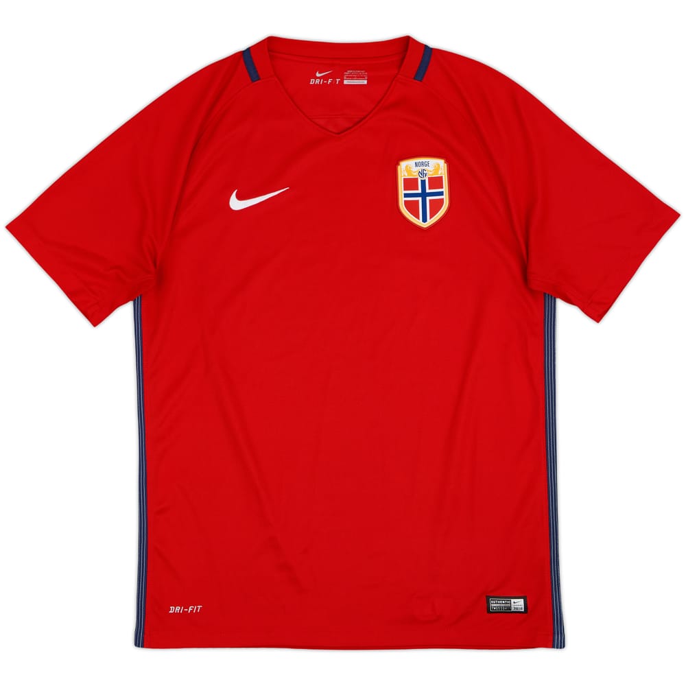 2016-18 Norway Home Shirt - 9/10 - (M)