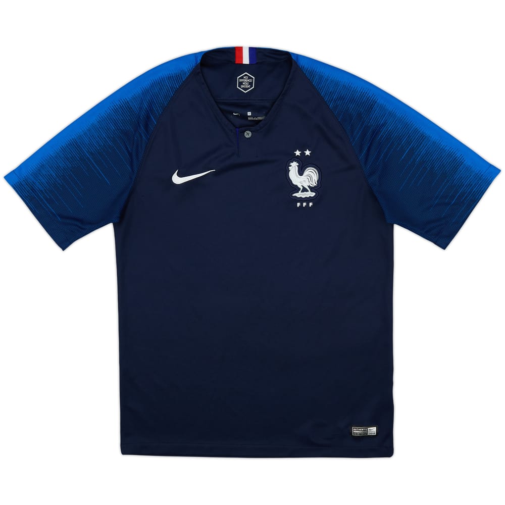 2018 France Home Shirt - 9/10 - (S)
