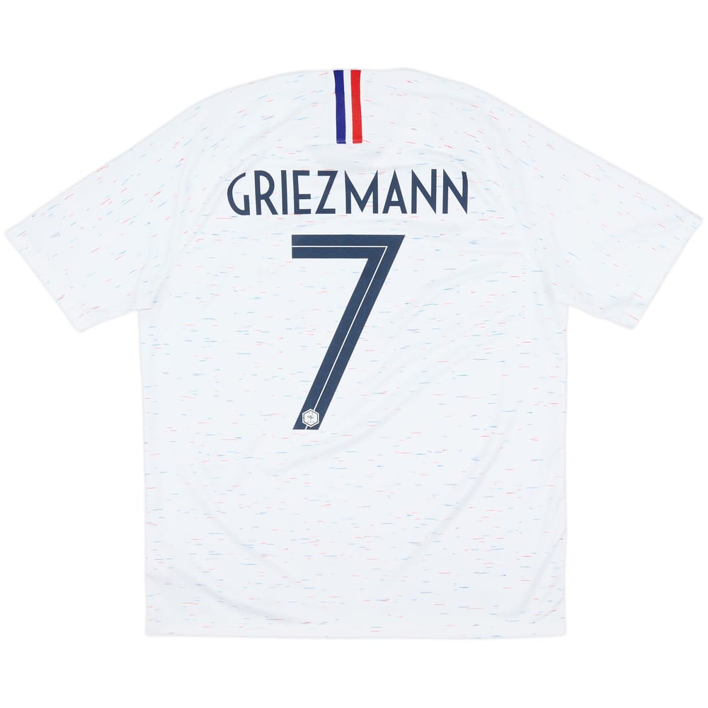 2018 France Away Shirt Griezmann #7 - 8/10 - (L)