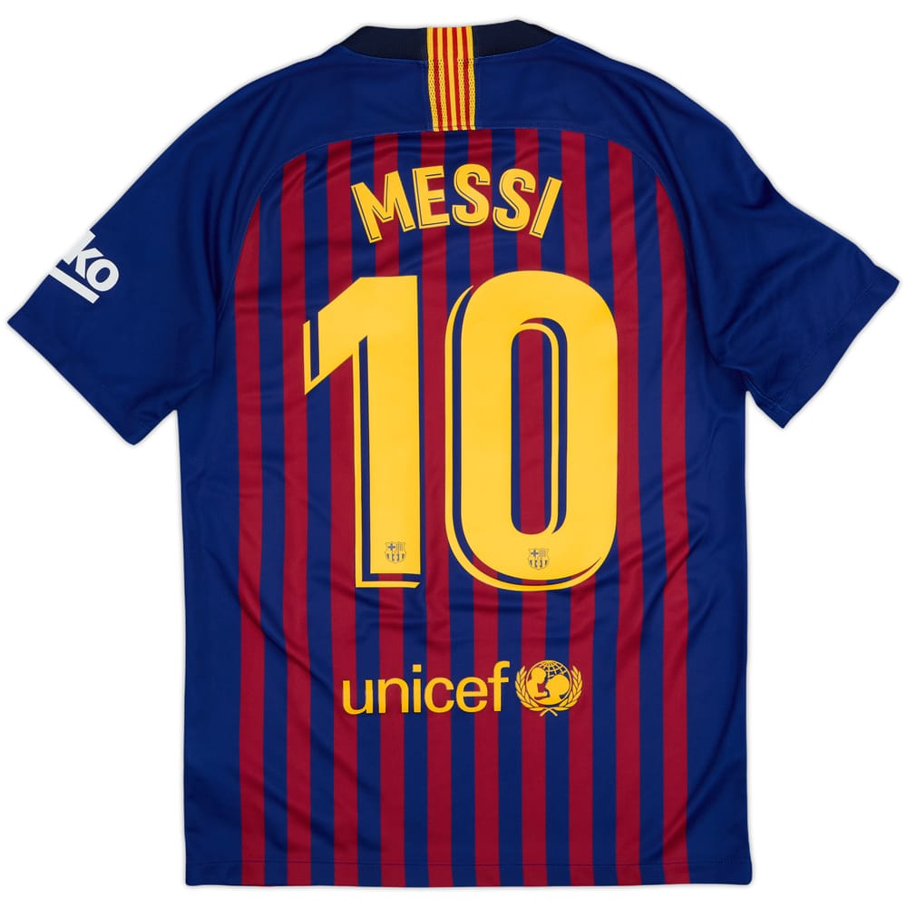2018-19 Barcelona Home Shirt Messi #10 - 10/10 - (S)