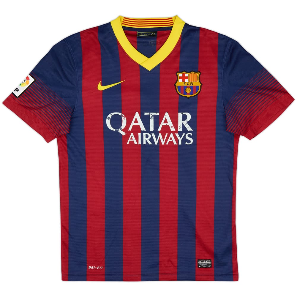 2013-14 Barcelona Home Shirt - 5/10 - (S)