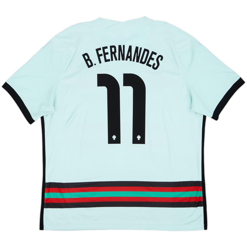 2020-22 Portugal Away Shirt B.Fernandes #11 - 10/10 - (XL)