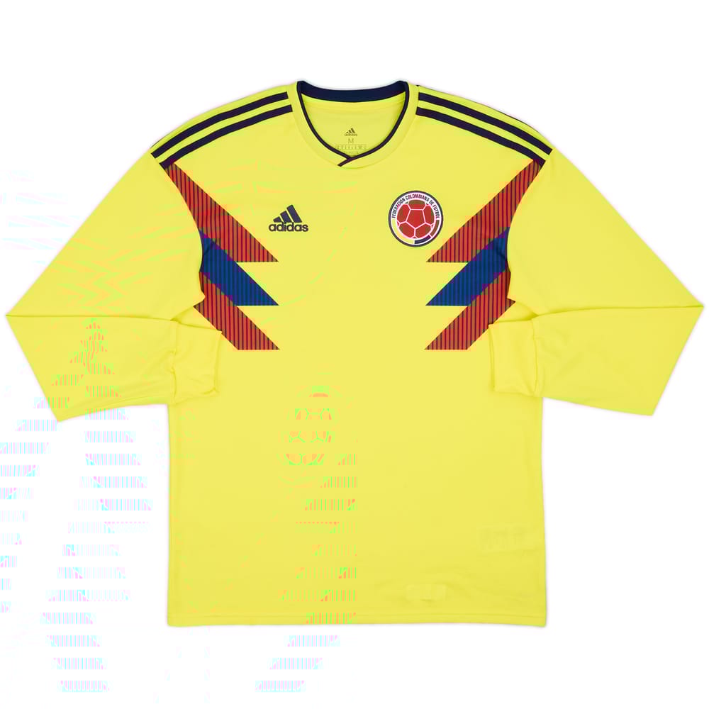 2018-19 Colombia Home L/S Shirt - 8/10 - (M)
