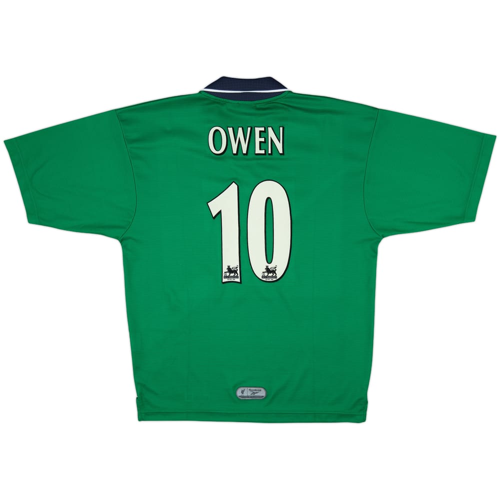 1999-00 Liverpool Away Shirt Owen #10 - 8/10 - (L)