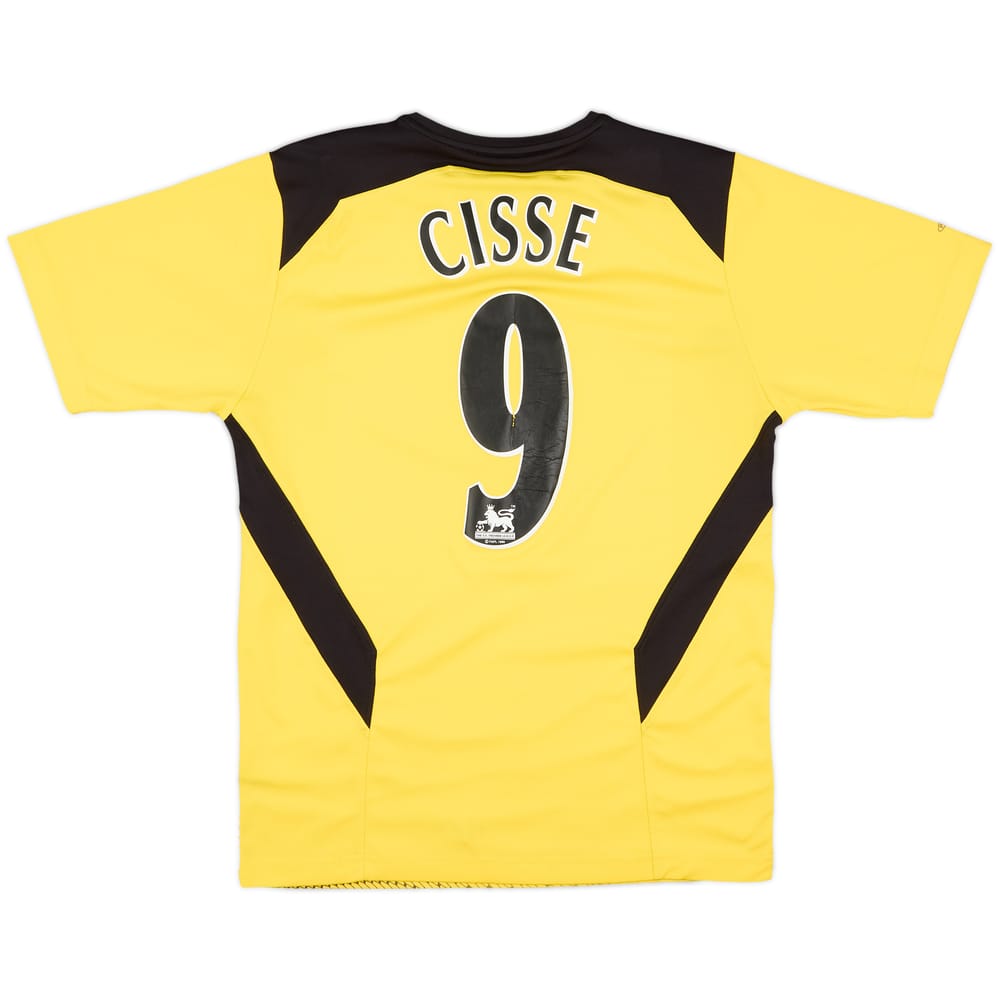 2004-06 Liverpool Away Shirt Cisse #9 - 8/10 - (S)